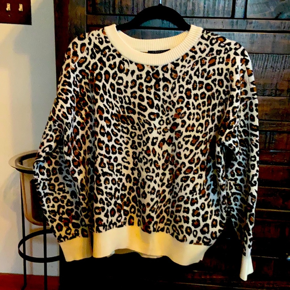 Leopard Print Sweater